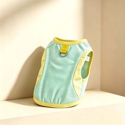 Pet clothing in lavender and mint, designed for comfort and style, perfect for pets&